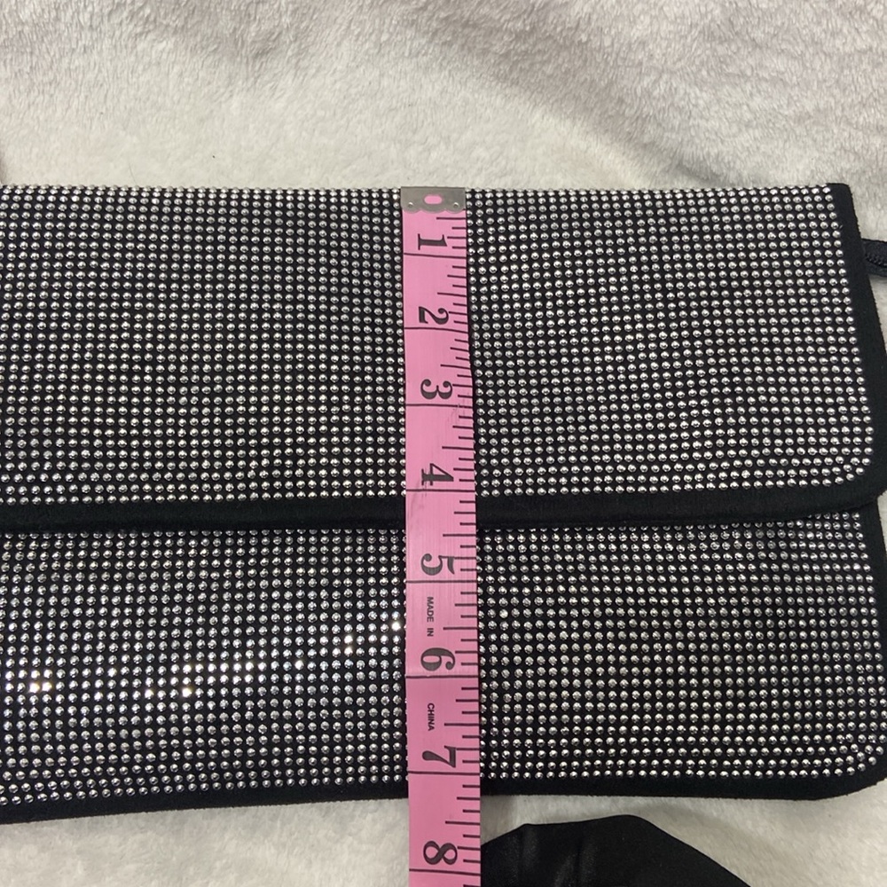 Bradley Mishka Black and Silver Clutch NWT - Picture 11 of 11
